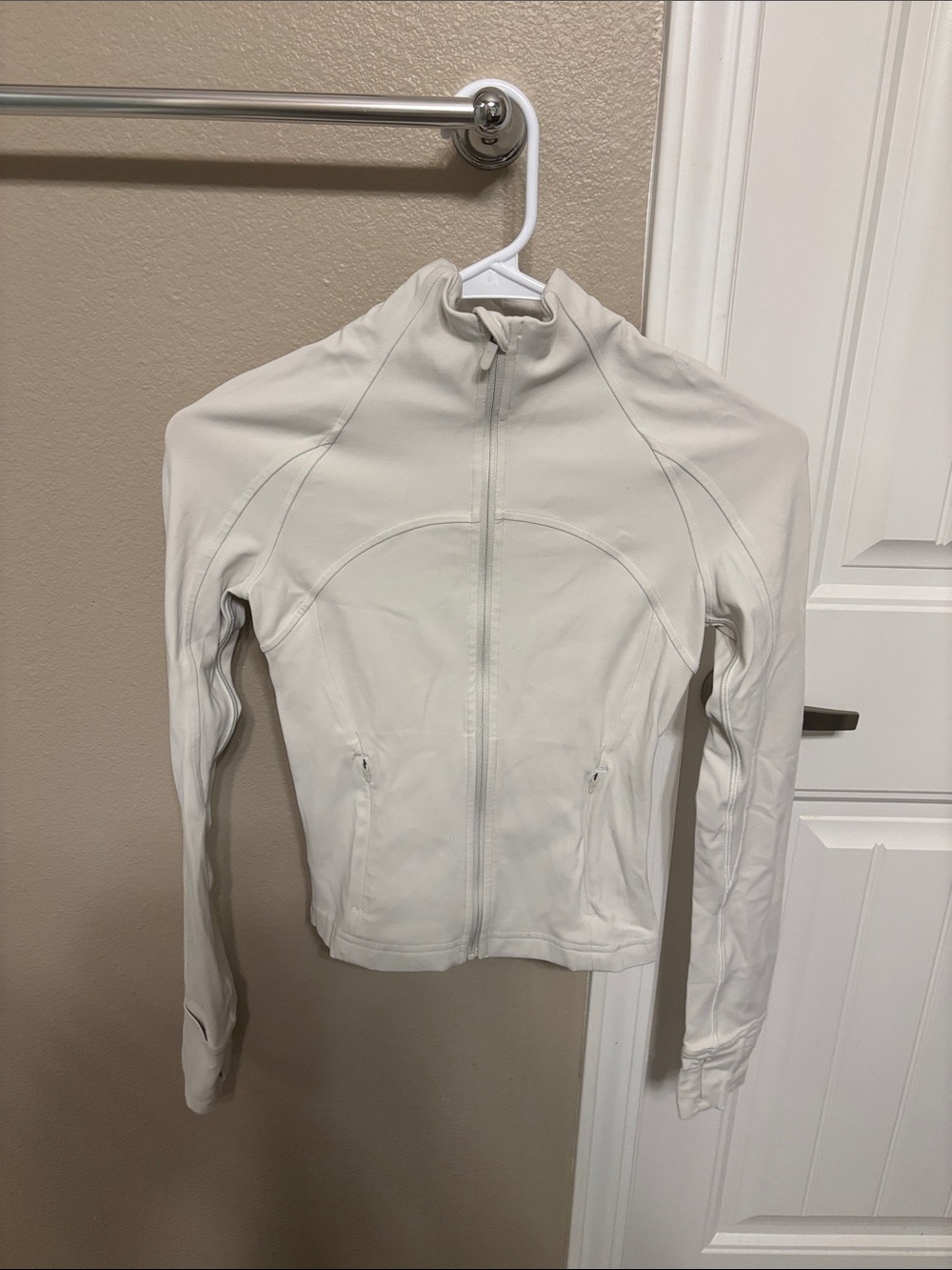 lululemon athletica Cream Full-Zip Utility Jacket